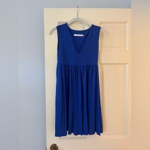 Susana Monaco Tank Shirt Mini Dress Blue